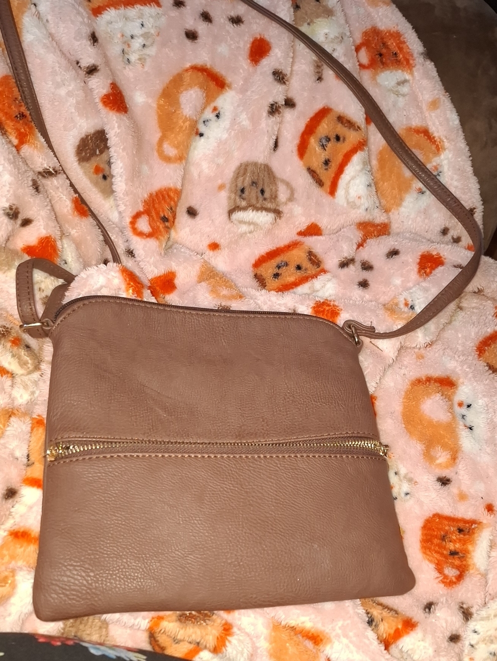 Women’s Crossbody Bag in Taupe Brown
